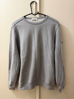 Stone Island Light Grey Crewneck Sweatshirt